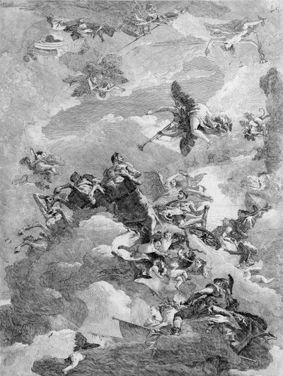 Der Triumph des Herkules von Giovanni Domenico Tiepolo